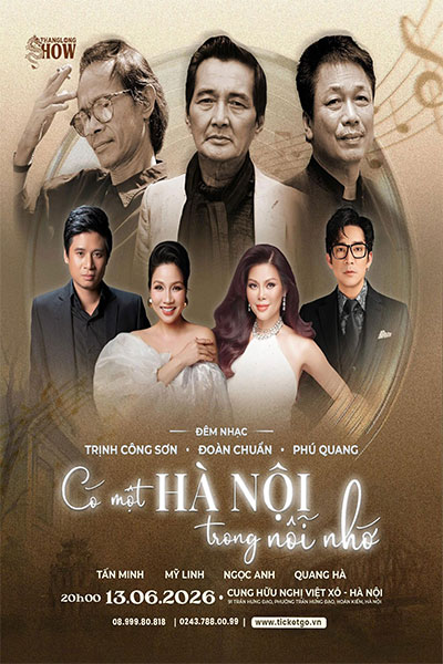 Đêm Nhạc Trịnh Công Sơn - Đoàn Chuẩn - Phú Quang: Có Một Hà Nội Trong Nỗi Nhớ | Cung Việt Xô 13.06.2026
