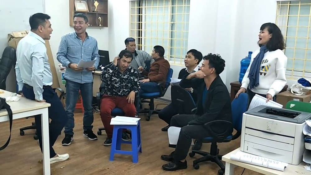 Hé lộ clip diễn tập Táo Quân 2018 - Xuân Bắc, Vân Dung bị mắng, Tự Long diễn vai Thiên Lôi